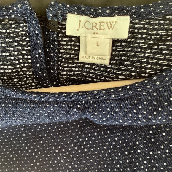 J Crew Ruffle Sleeve Polka Dot Top - Picture 6 of 8